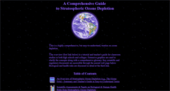 Desktop Screenshot of ozonedepletion.info